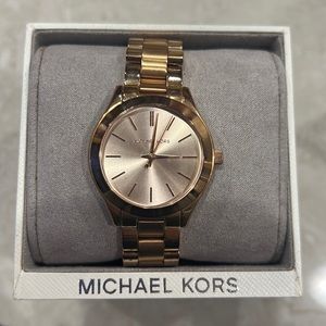 Rose gold Micheal Kors watch